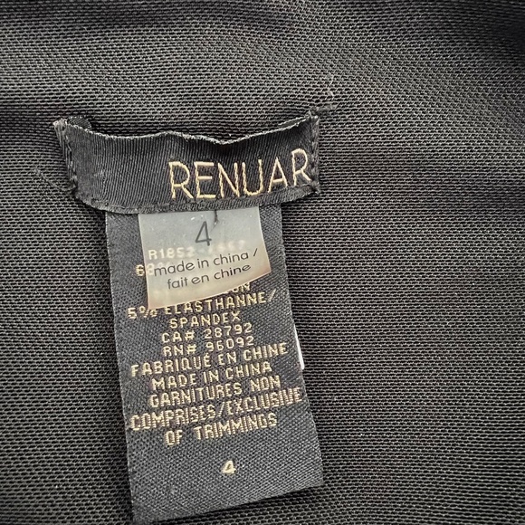 Renuar Black Skinny Stretchy Pull On Pants - Picture 9 of 9